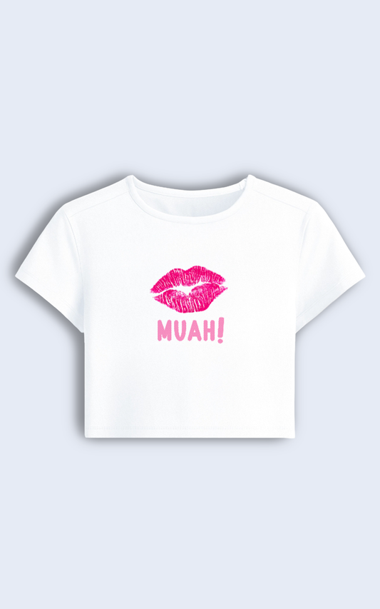 Muah! crop top
